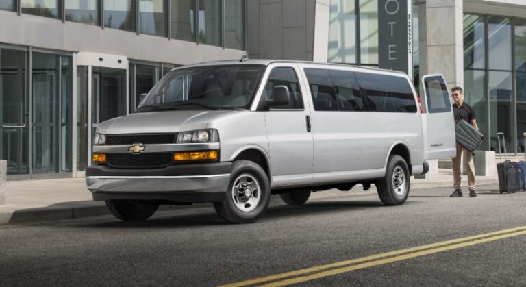 2026 Chevrolet Express Passenger Van Dimensions